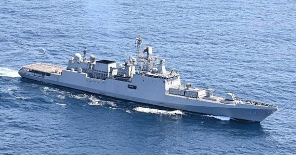 India's Naval Strength Gains with Maiden Commission of Stealth Missile Frigate INS Tushil