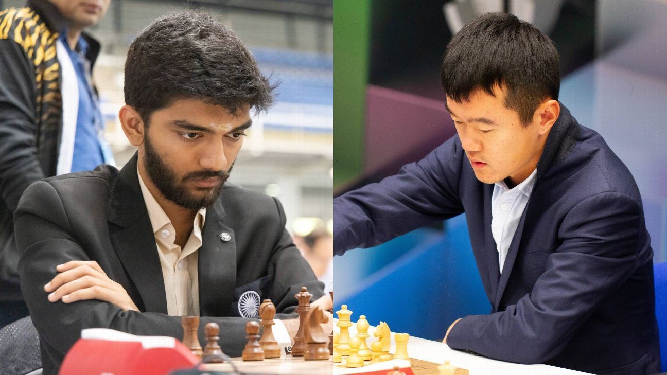 Ding Liren Faces Challenge from 18-Year-Old D Gukesh in World Chess Championship Match