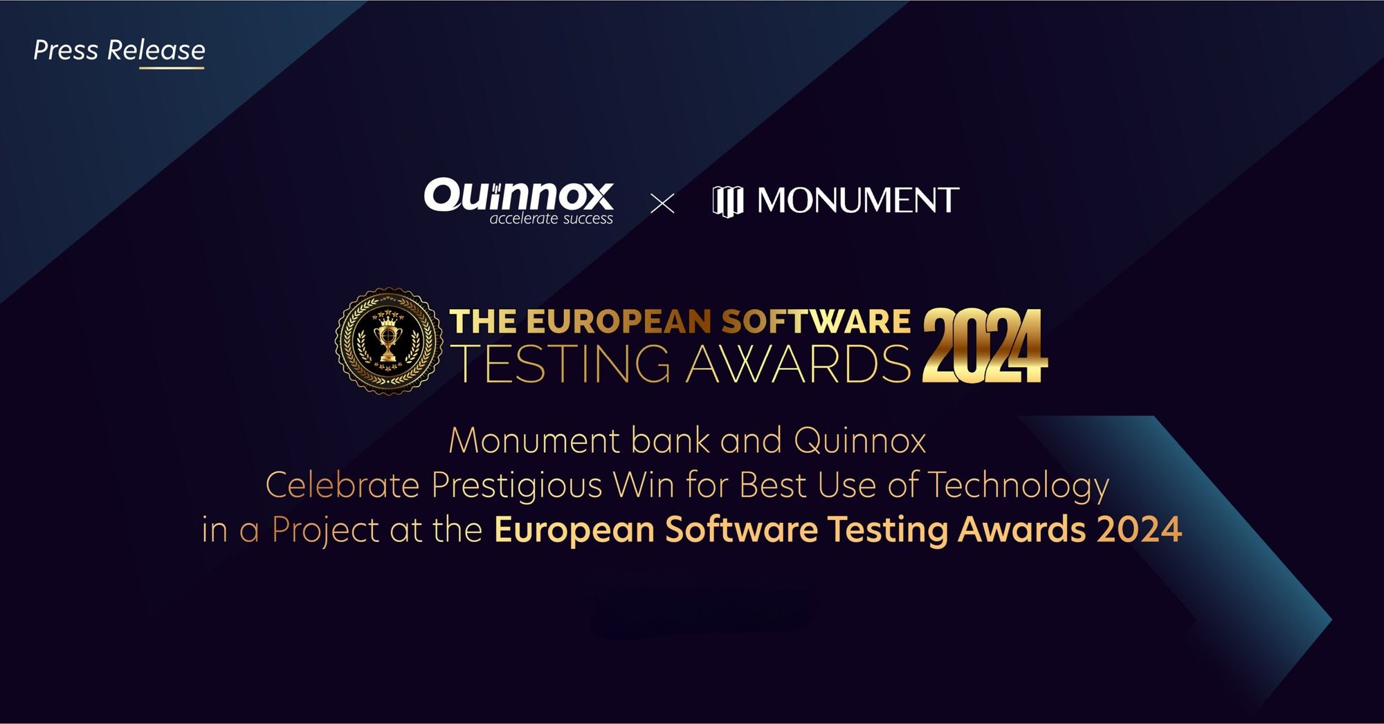 MONUMENT BANK RECEIVES Prestigious AWARD FOR BEST USE OF TECHNOLOGY IN A PROJECT AT TESTA 2024