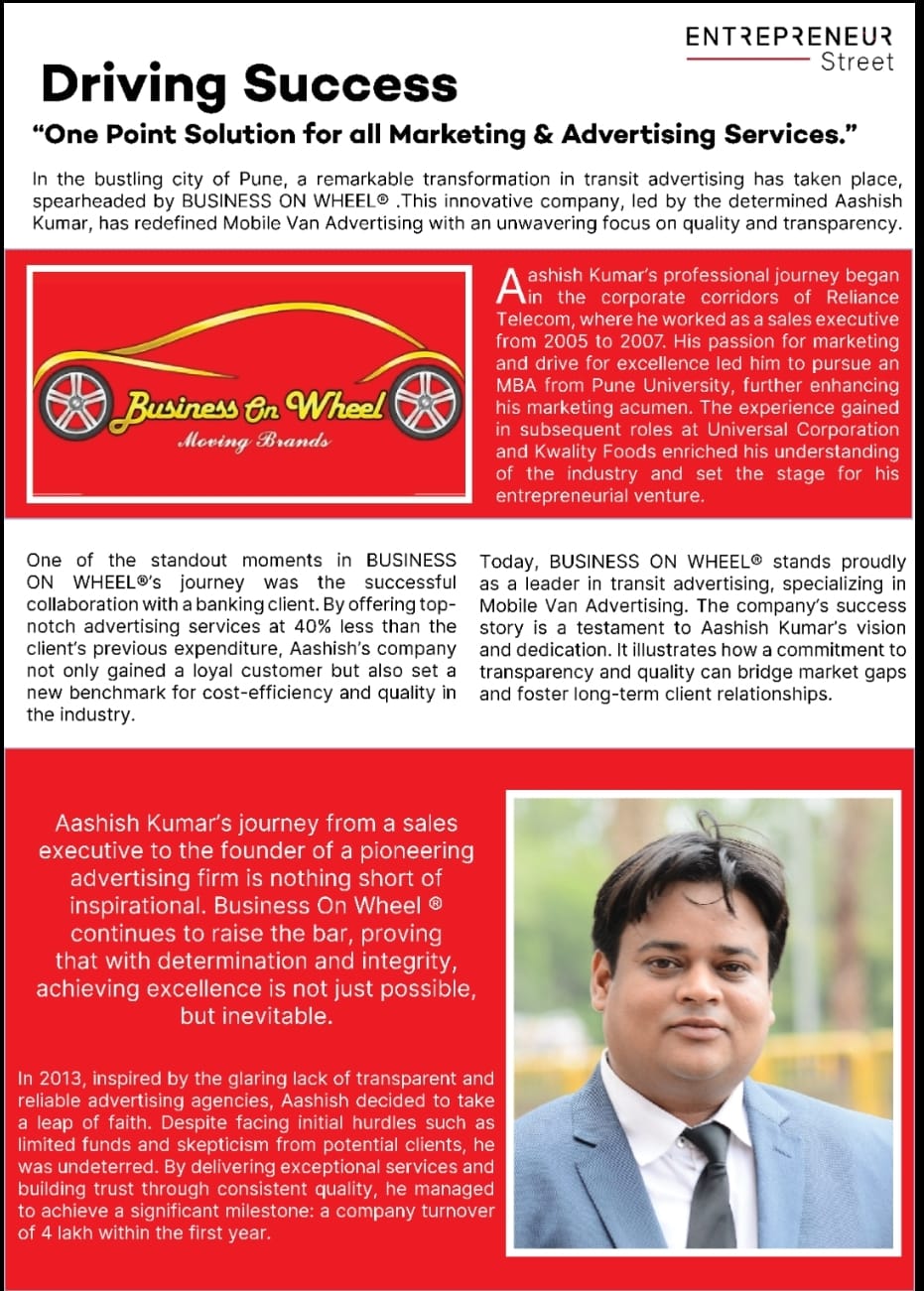 Business On Wheel Revolutionizes Outdoor Advertising