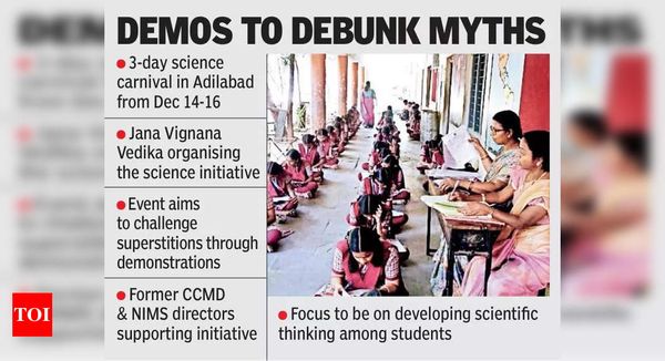 Hyderabad to Host Street Science Carnival in Adilabad