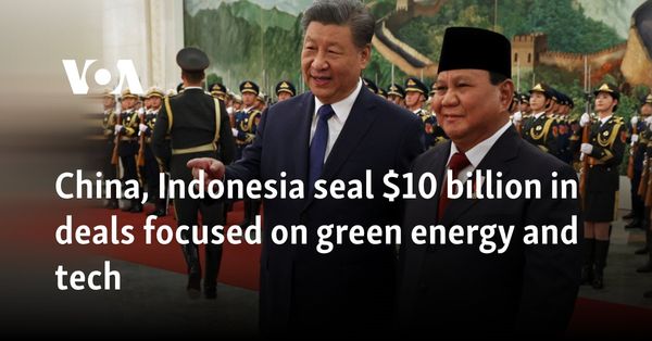 Indonesia and China Ink $10 Billion in Deals at Beijing Forum