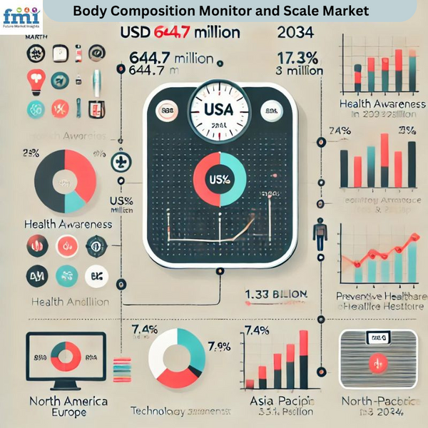 Body Composition Monitor and Scale Market Set to Surge to $1.31 Billion by 2034