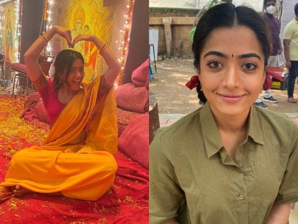 Rashmika Mandanna Turns Srivalli, Poses With Allu Arjun And 'Pushpa Gang' In New Photos