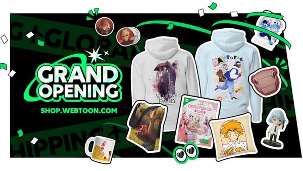 WEBTOON Entertianment Unveils WEBTOON Shop for Webcomic Fans