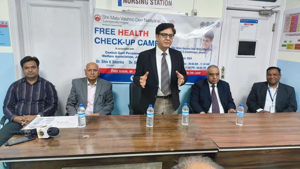 Government of Jammu & Kashmir Collaborates with Narayana Superspeciality Hospital to Provide Free Health Check-Up Camp for Pensioners