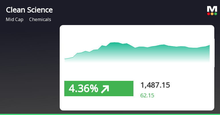 Clean Science & Technology Stock Surges 5.24% on New Year's Day, Outperforms Sector