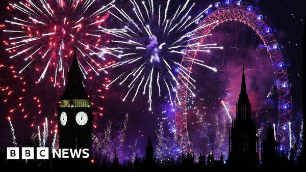 UK Starts 2025 with Blazing Fireworks Spectacle Amid Global Celebrations