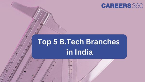 Based on the provided information, here are the top 5 B.Tech branches in India along with their salary ranges and top recruiters: