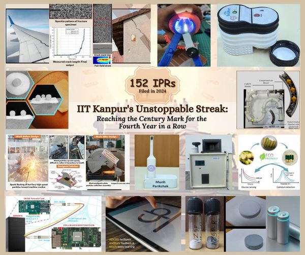 IBDAILY: IIT Kanpur Files Record 152 Intellectual Property Rights in Single Year, Cementing Its Commitment to Innovation