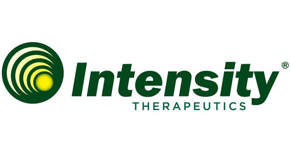 This document appears to be a press release announcement from Intensity Therapeutics, a biotechnology company. The main points of the announcement are: