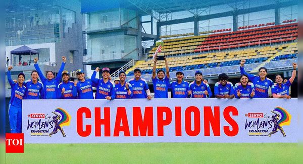 INDIA WOMEN'S CRICKET TEAM EYES ENGLAND TOUR WITH COMMANDING WIN IN TRI-NATION ODI SERIES