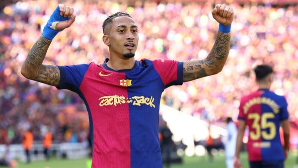 BARCELONA DEFY CONVENTION WITH TRAVIS SCOTT'S CACTUS JACK LOGO ON JERSEYS IN EL CLASICO DERBY