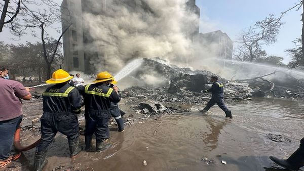 Air India Flight Crashes in Ahmedabad, at Least 100 Feared Dead