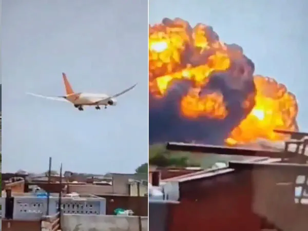 Air India Boeing 787-8 Dreamliner Crashes Shortly After Takeoff from Ahmedabad Airport