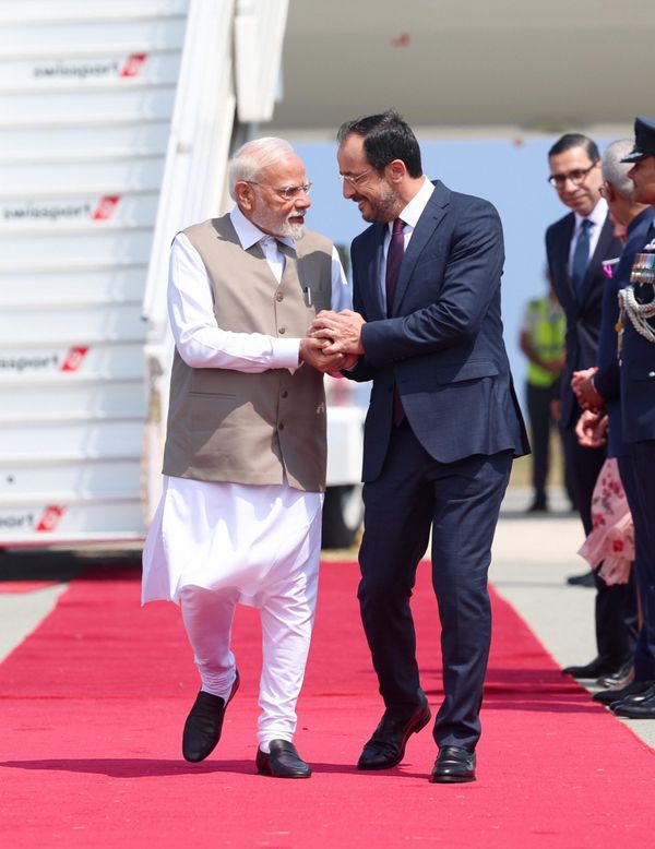 India's Modi Arrives in Cyprus for Historic Visit